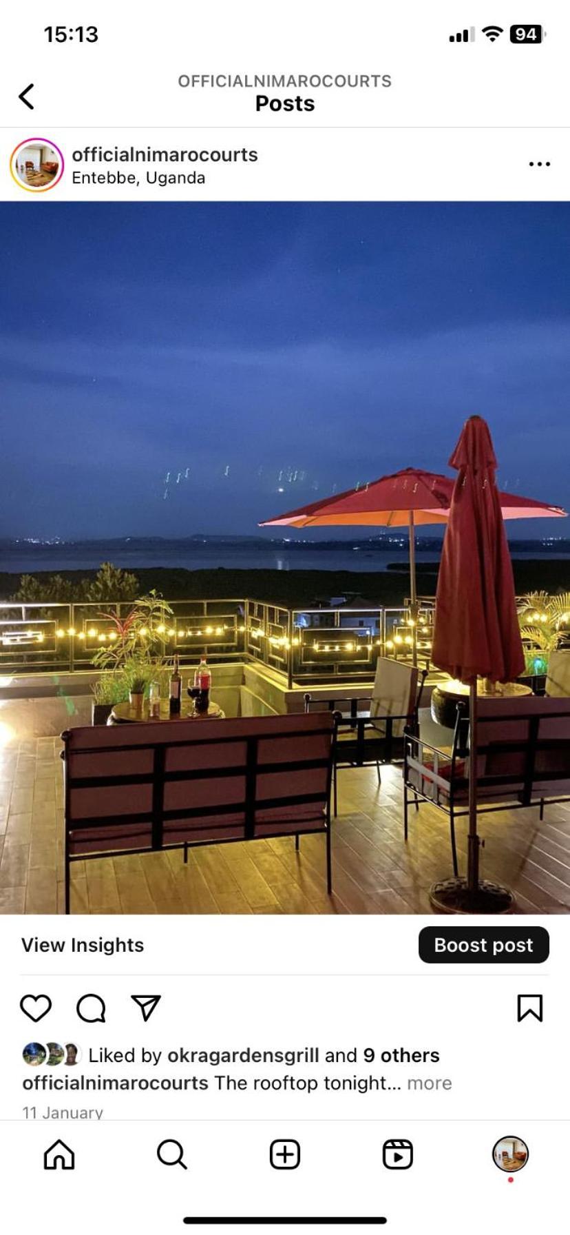 Hotel Nimaro Courts Entebbe Exterior foto